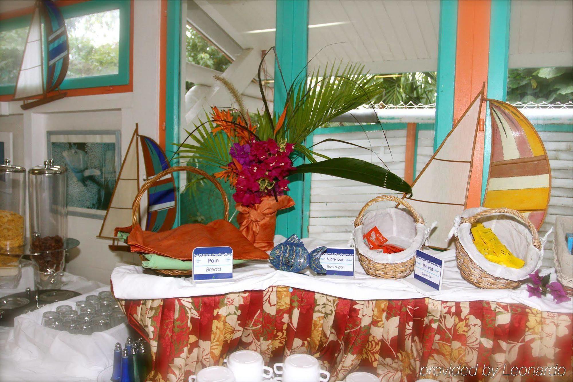 Residence De La Baie - Anse Mitan Les Trois-Ilets Restauracja zdjęcie